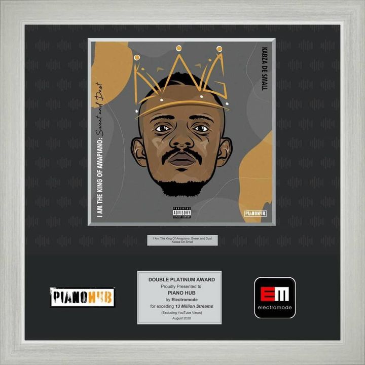 Kabza De Small’s I’m The King of Piano Hits Double Platinum