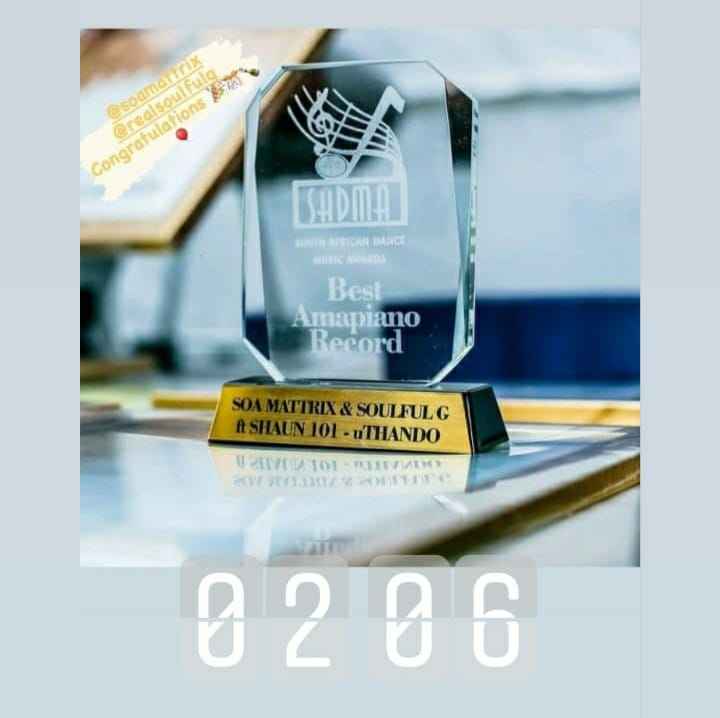 uTHANDO wins the best Amapiano Song –  SADMA 2020
