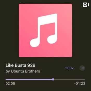 Ubuntu Brothers – Like Busta 929 (Snippet)