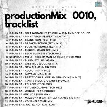 P-Man SA – Production Mix 10 (Exclusive Birthday Mix) – Amapiano MP3 Download