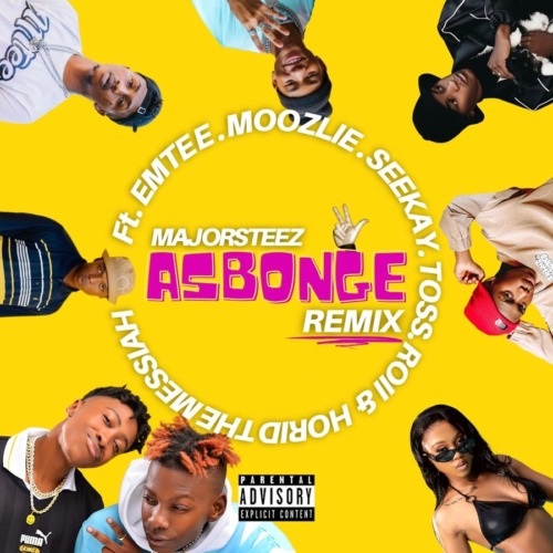 Majorsteez – Asbonge (Remix) ft Emtee, Toss, Roiii, Moozlie, Seekay & Horid The Messiah MP3 Download Majorsteez – Asbonge (Remix) ft Emtee, Toss, Roiii, Moozlie, Seekay & Horid The Messiah MP3 Download