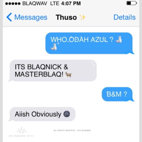 Blaqnick x MasterBlaq – Who Odah Azul?