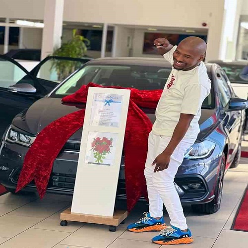 Mr Thela Gifts Himself A Brand Car As He Celebrates His Birthday
