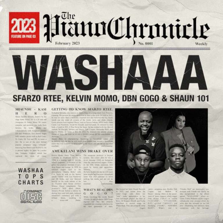 Sfarzo Rtee, Kelvin Momo & DBN Gogo – Washaaa (ft. Shaun 101)