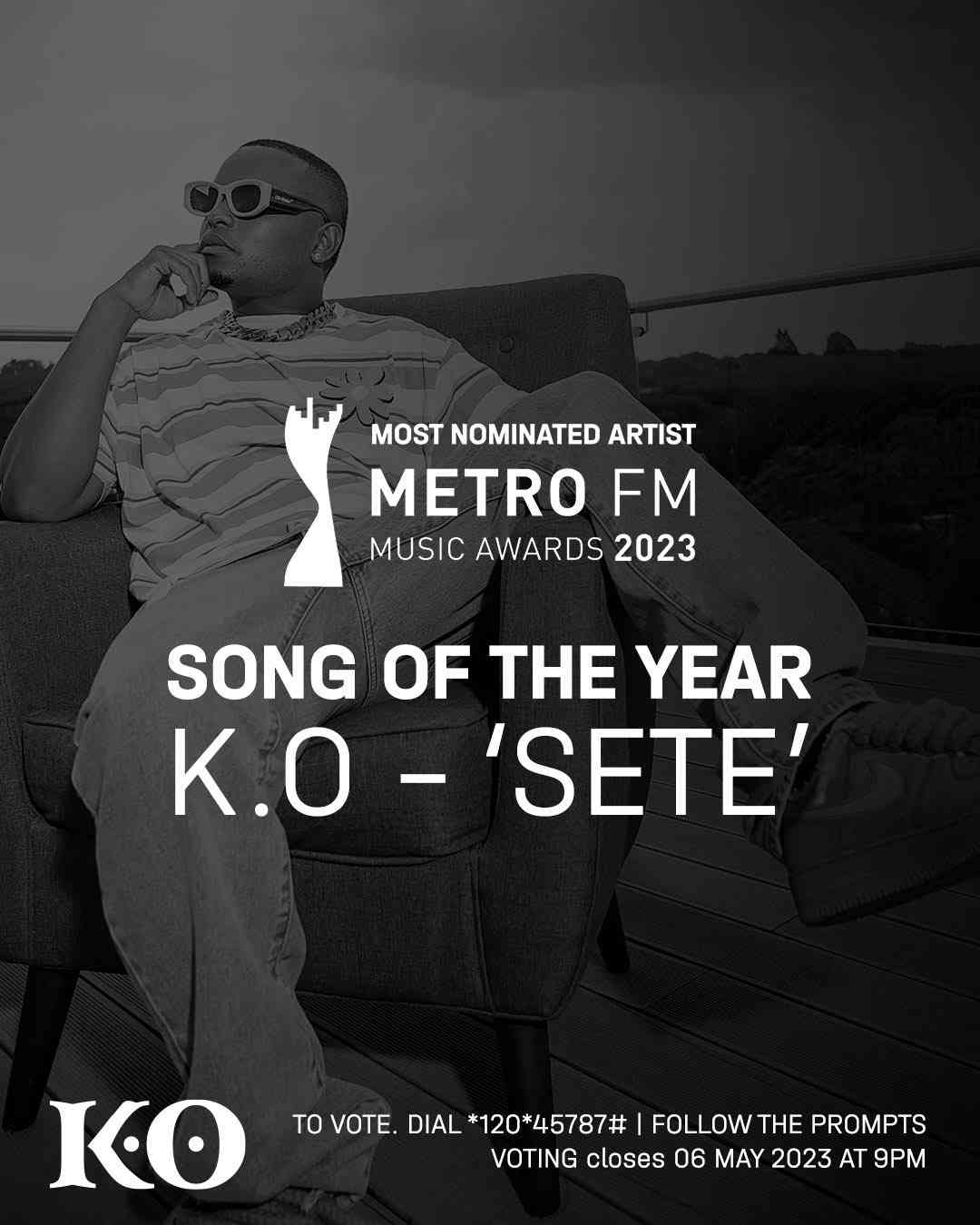 K.O’s SETE Loses Big At Metro FM Music Awards (MMA23)
