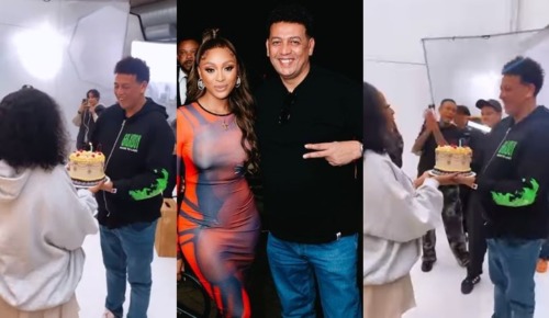 AKA's dad, Tony Forbes surprises Nadia Nakai