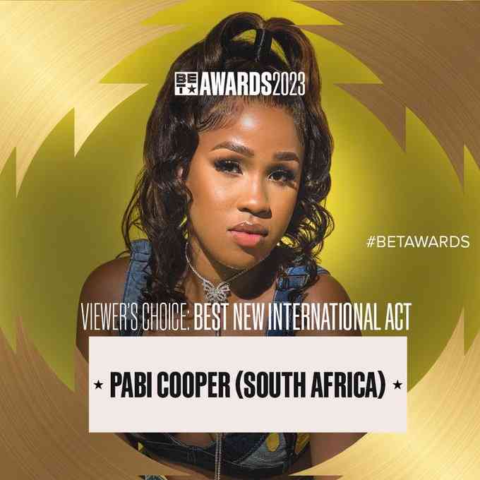 Pabi Cooper Secures BET Awards 2023 Nomination