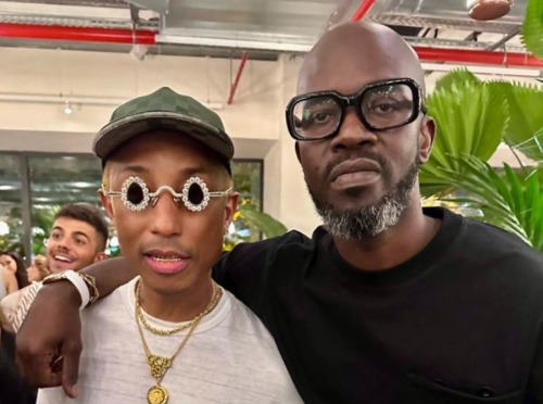 Black Coffee at Pharrell Williams' first Louis Vuitton show