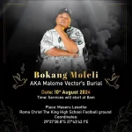 Malome Vector’s Memorial and Burial Dates Revealed
